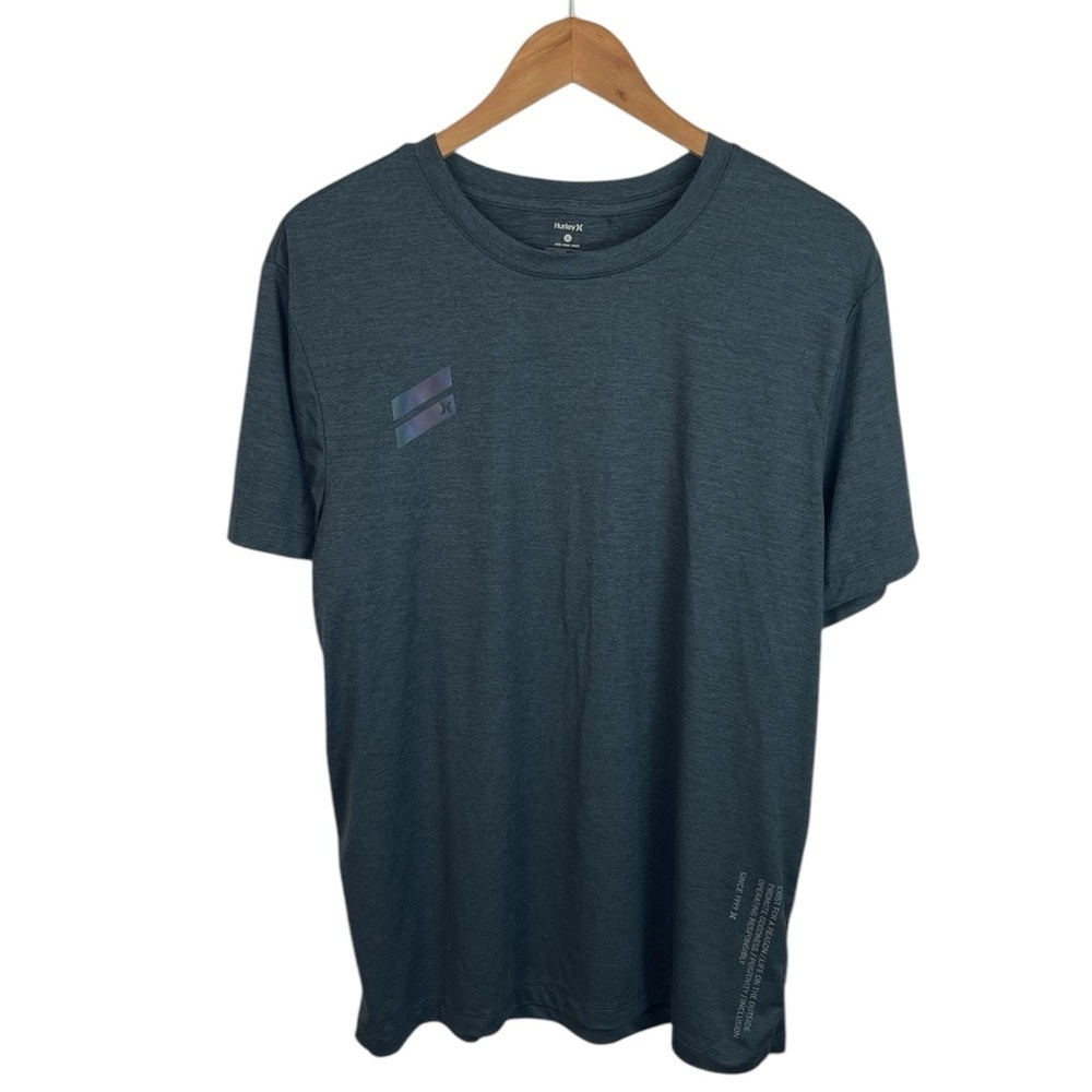 Ts773 Mens Hurley Surfing Brand Performance Stretch T Shirt L